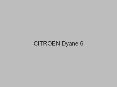 Engates baratos para CITROEN Dyane 6